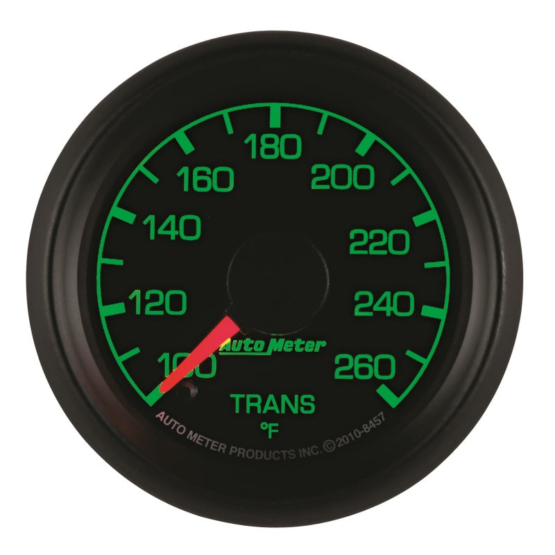 Autometer Factory Match Ford 52.4mm Full Sweep Electronic 100-260 Deg F Transmission Temp Gauge Gauges AutoMeter