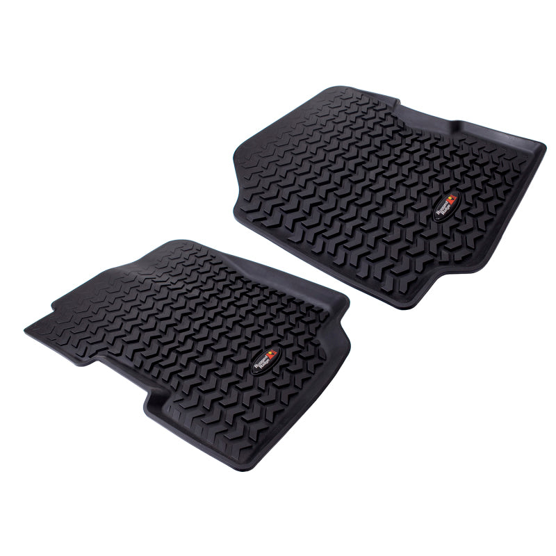 Rugged Ridge Floor Liner Front Black 1976-1983 Jeep CJ-5 Floor Mats - Rubber Rugged Ridge
