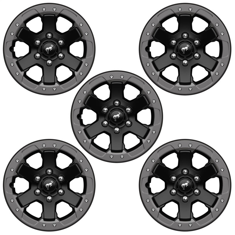 Ford Racing 21-23 Bronco 17inx8in Badlands Bead Lock Capable Wheel Kit Wheels - Cast Ford Racing