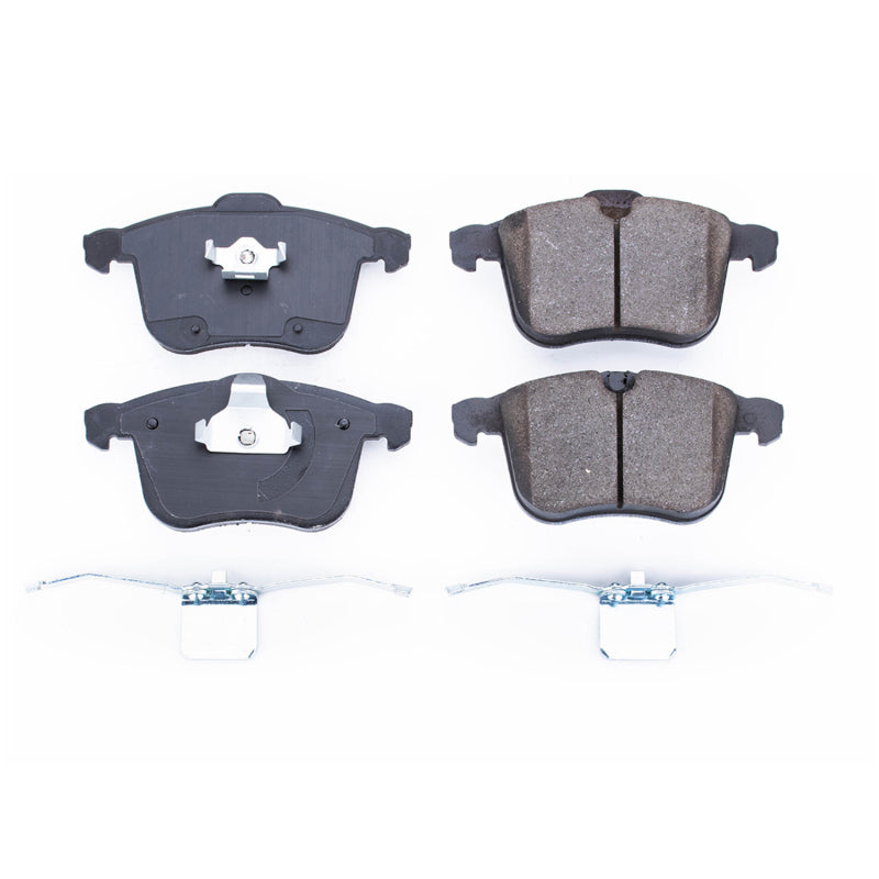 Power Stop 06-11 Saab 9-3 Front Z17 Evolution Ceramic Brake Pads w/Hardware Brake Pads - OE PowerStop