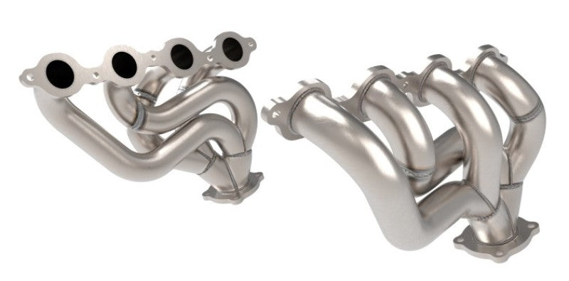 aFe Twisted 1-3/4in 304SS Shorty Header 16-21 Chevy Camaro SS 6.2L V8 Headers & Manifolds aFe