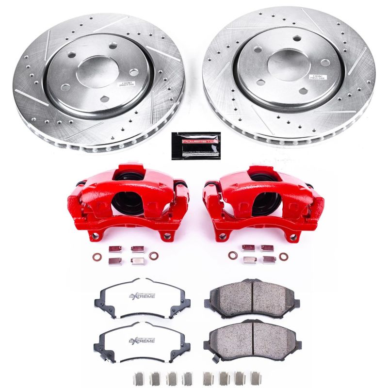 Power Stop 13-09 Dodge Journey Front Z36 Truck & Tow Brake Kit w/Calipers Brake Kits - Performance D&S PowerStop