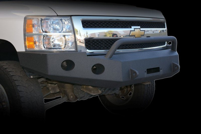 DV8 Offroad 07-13 Chevrolet Silverado 1500 Front Bumper - Black Powdercoat Bumpers - Steel DV8 Offroad