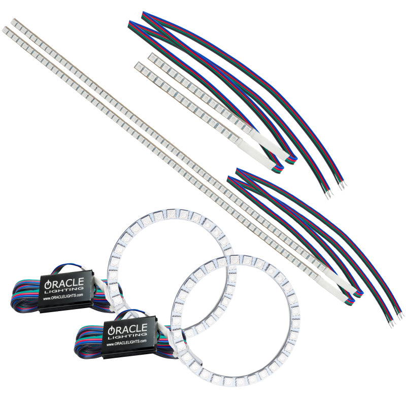 Oracle 16-18 Honda Pilot DRL Upgrade w/ Halo Kit - ColorSHIFT w/o Controller Headlights ORACLE Lighting