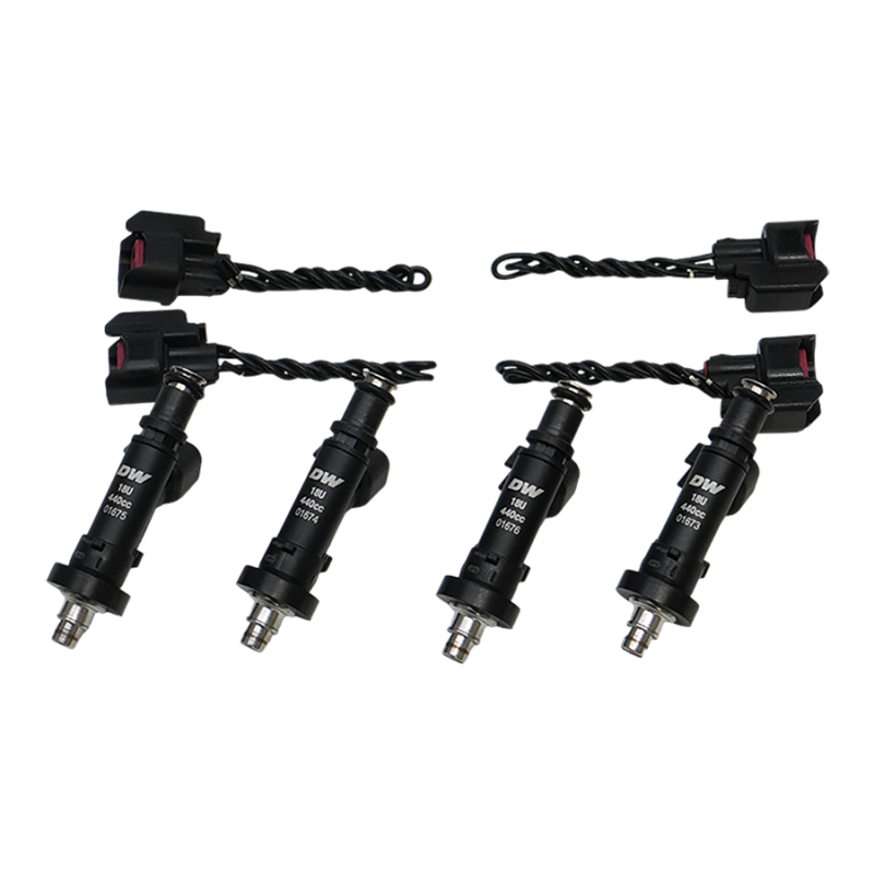 DeatschWerks 91-01 Acura Integra / 92-00 Honda Civic OBD I and II B/D/H Series 450cc Injectors Fuel Injector Sets - 4Cyl DeatschWerks