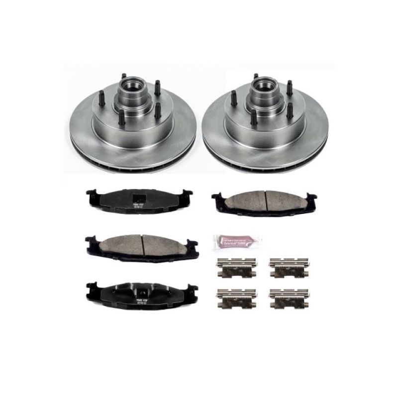 Power Stop 94-01 Ford E-150 Front Autospecialty Brake Kit Brake Kits - OE PowerStop