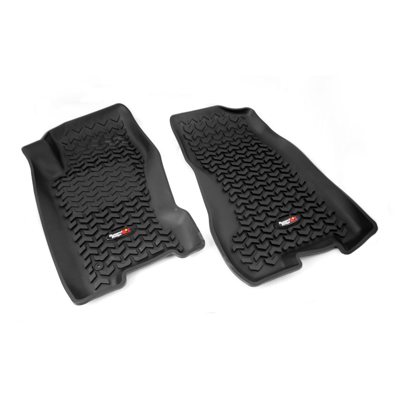 Rugged Ridge Floor Liner Front Black 1999-2004 Jeep Grand Cherokee WJ Floor Mats - Rubber Rugged Ridge