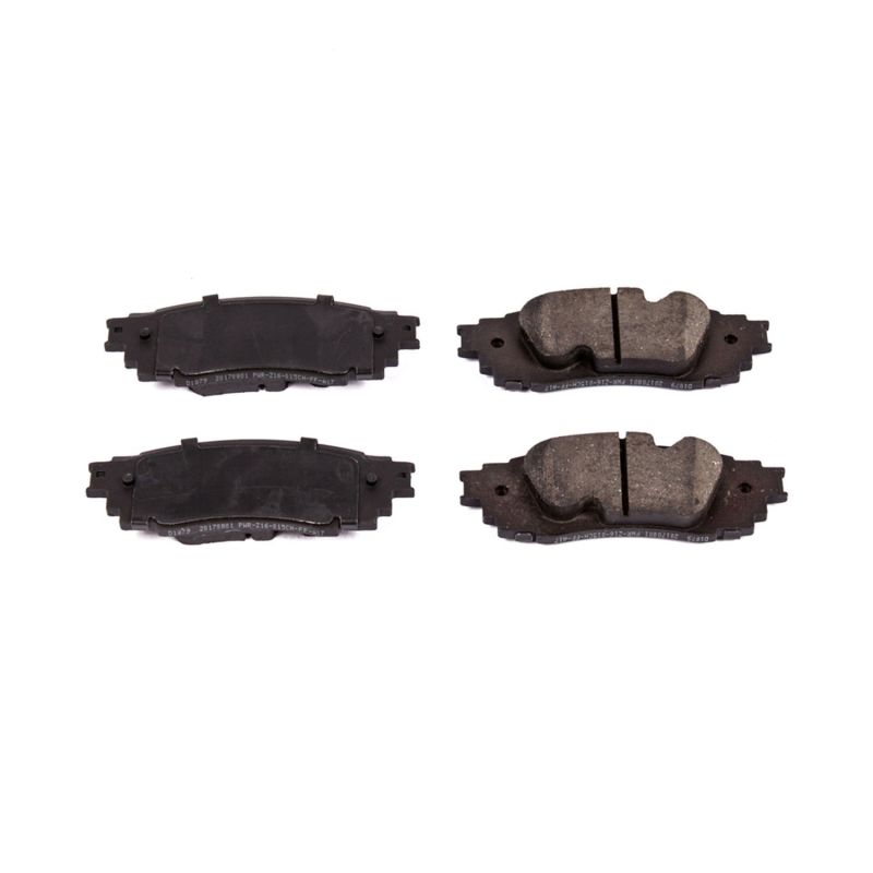 Power Stop 2019 Lexus ES300h Rear Z16 Evolution Ceramic Brake Pads Brake Pads - OE PowerStop