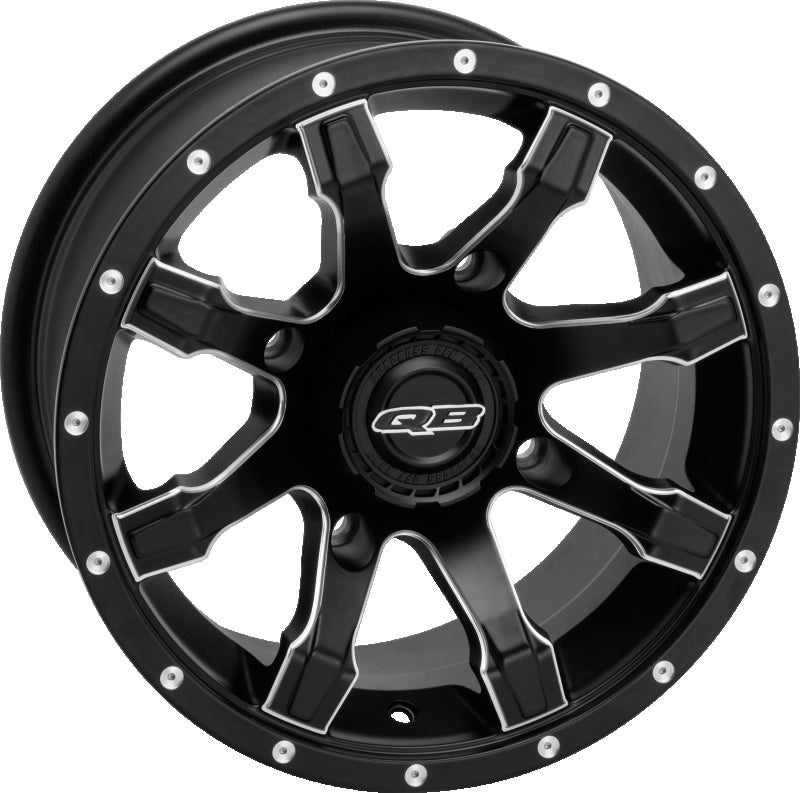 QuadBoss Grinder 12X7 4/137 5+2 Wheels - Cast QuadBoss