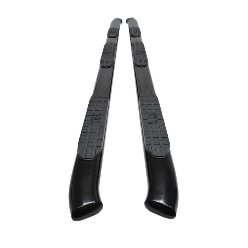 Westin 2020 Chevy Silverado 2500/3500 Double Cab (8ft Bed) PRO TRAXX 5 Oval W2W Nerf Bars - Black Nerf Bars Westin