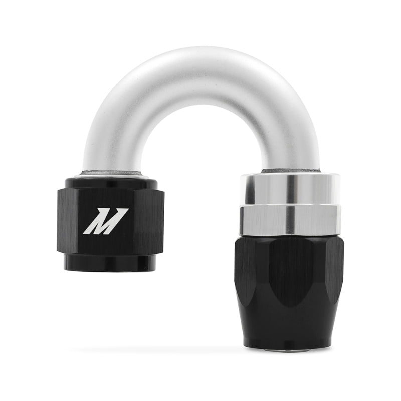 Mishimoto Aluminum -6AN 180 Degree Fitting - Black Fittings Mishimoto