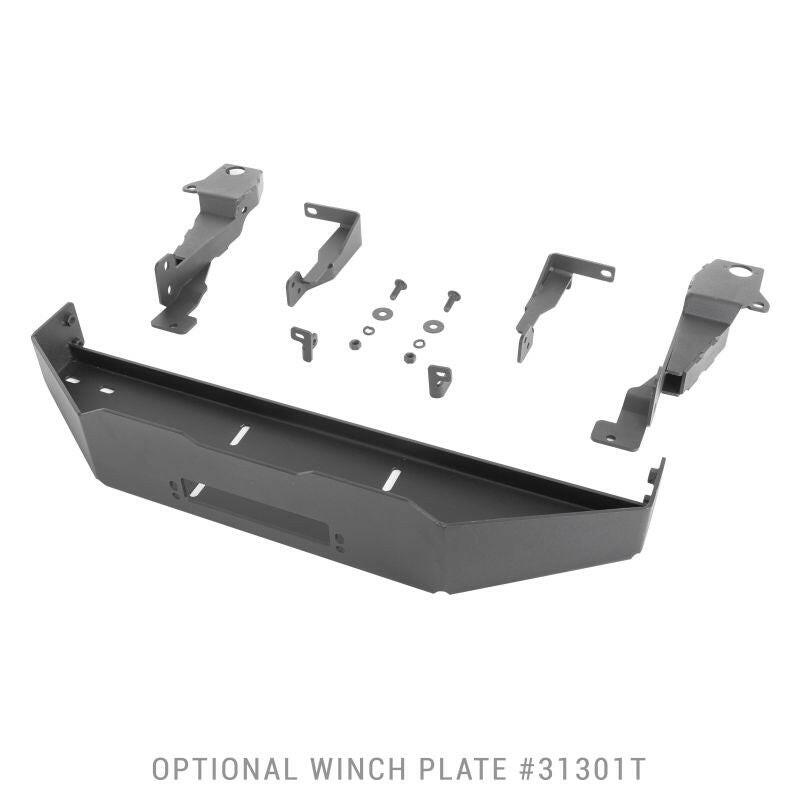 Go Rhino 19-24 Ram 1500 3100 Series StepGuard Winch Tray Kit (Req. 3130T or 3130MT) - Tex. Black Grille Guards Go Rhino
