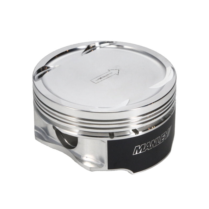 Manley 03-07 Nissan 350Z/Maxima 81.4mm Stroker 96.00mm +.5mm Bore 8.5:1 Dish Piston Set w/ Rings Piston Sets - Forged - 6cyl Manley Performance