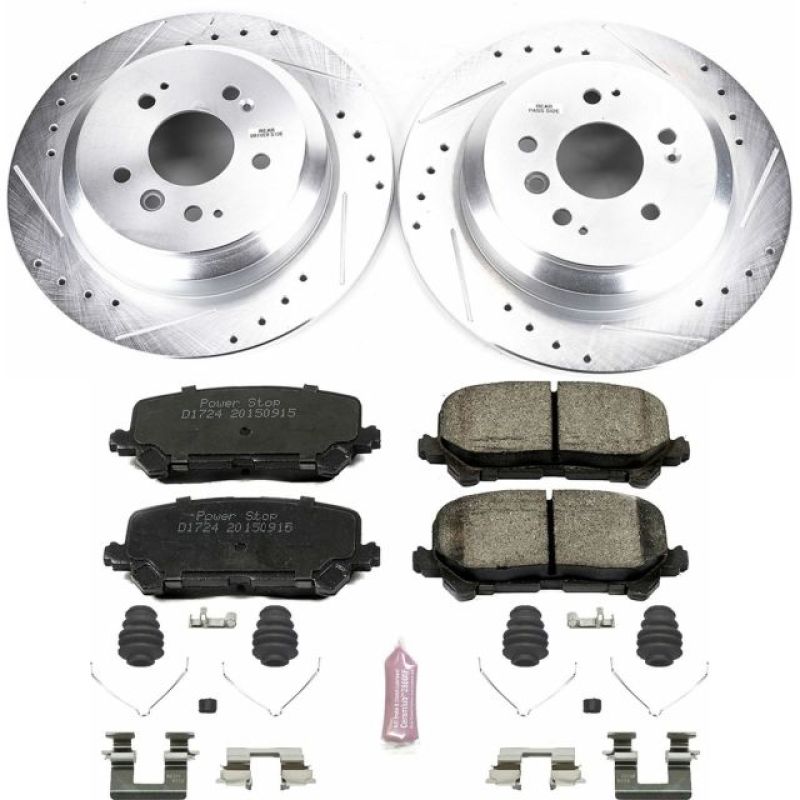 Power Stop 16-19 Honda Pilot Rear Z23 Evolution Sport Brake Kit Brake Kits - Performance D&S PowerStop