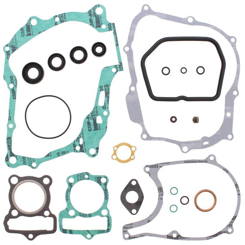 Vertex Gaskets 80-85 Honda XL80S Complete Gasket Kit w/ Oil Seals Engine Hardware Vertex Pistons