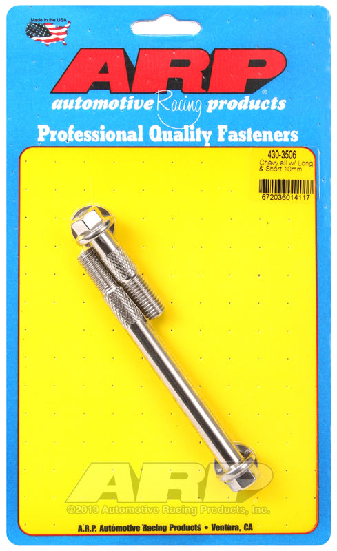 ARP GM M10 Hex SS 7.775 / 4.470in Starter Bolt Kit Hardware Kits - Other ARP