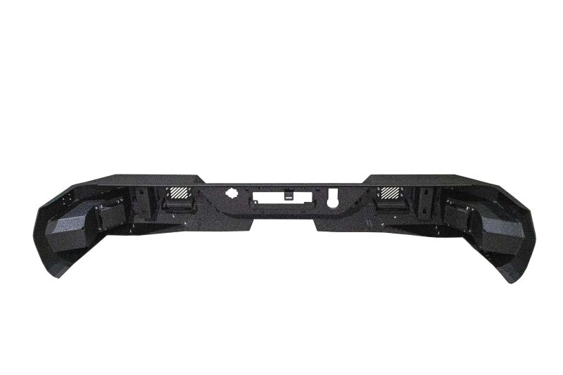 Fishbone Offroad 19-22 Chevy Silverado 1500 Rockfish Rear Bumper - Black Texture Bumpers - Steel Fishbone Offroad