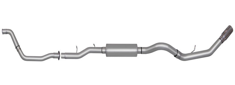 Gibson 03-07 Ford F-250 Super Duty XL 6.0L 4in Turbo-Back Single Exhaust - Stainless Turbo Back Gibson