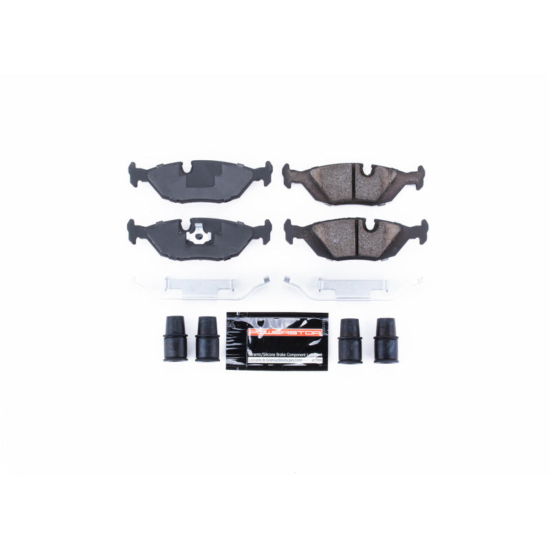 Power Stop 1991 BMW 318i Rear Z23 Evolution Sport Brake Pads w/Hardware Brake Pads - Performance PowerStop