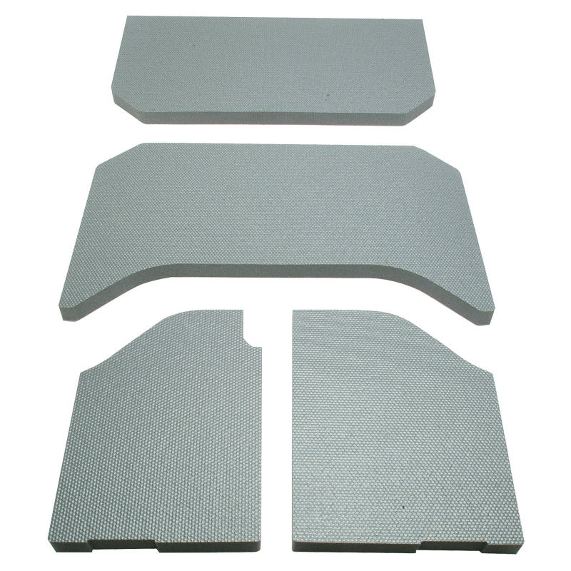 DEI 07-10 Jeep Wrangler JK 4-Door Boom Mat Headliner - 4 Piece - Gray Hard Top Accessories DEI