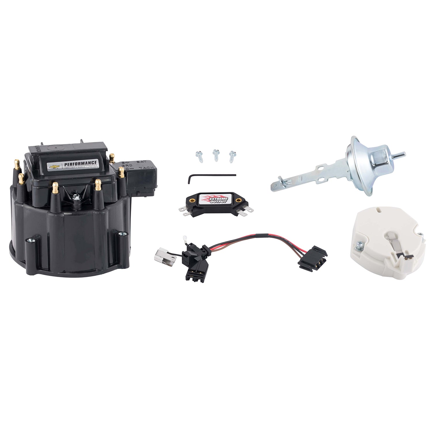 GM HEI Distributor Tune Up Kit Black Cap Ignition Tune-Up Kit Proform
