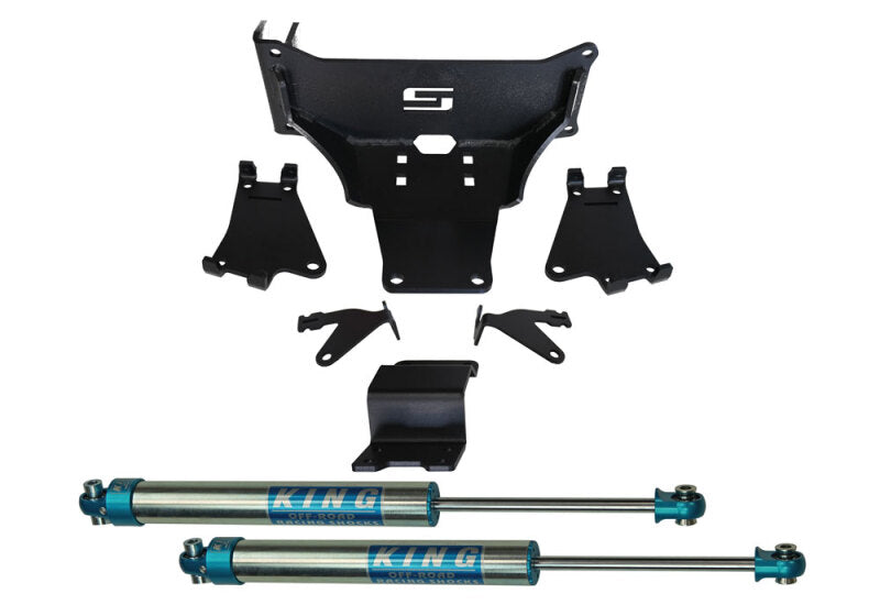 Superlift 05-22 Ford F250/350 Dual Steering Stablizer W/ King Shocks Steering Stabilizer Superlift