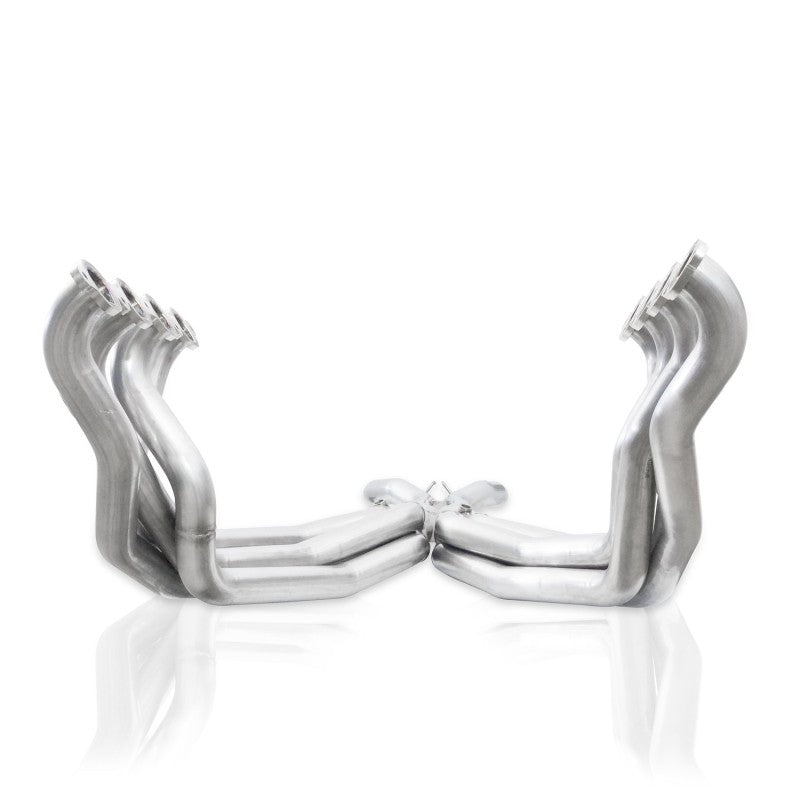 Colectores de escape de 2 pulgadas de Stainless Works para Corvette 2014-18 de 6,2 l con colectores primarios con Cat X-Pipe de alto flujo