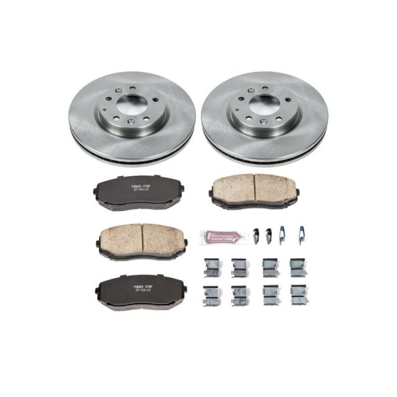 Power Stop 07-12 Mazda CX-7 Front Autospecialty Brake Kit Brake Kits - OE PowerStop