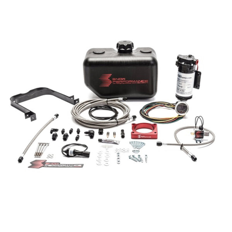 Snow Performance 11-17 F-150 Stg 2 Boost Cooler Water Injection Kit w/SS Brd Line & 4AN Fittings Water Meth Kits Snow Performance