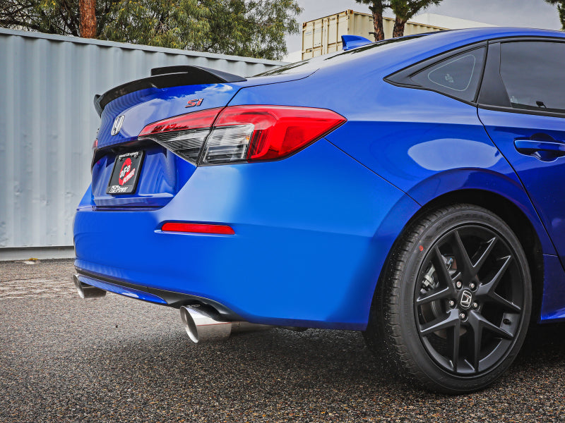 aFe 22-23 Honda Civic Si L4 1.5L (t) Takeda 2.5in to 3in 304 SS Cat-Back Exhaust w/ Polished Tips Catback aFe