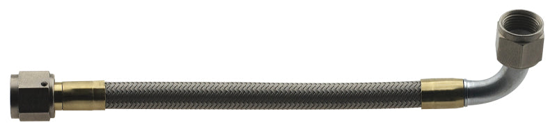 Fragola -6AN Hose Assembly Straight x 90 Degree Steel Nut 42in Brake Line Kits Fragola