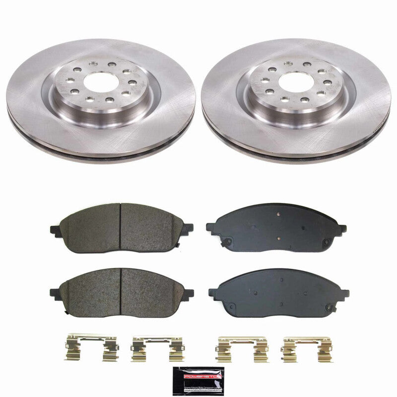Power Stop 22-24 Jeep Grand Cherokee (Brake Code BR8) Front Autospecialty Brake Kit Brake Kits - OE PowerStop