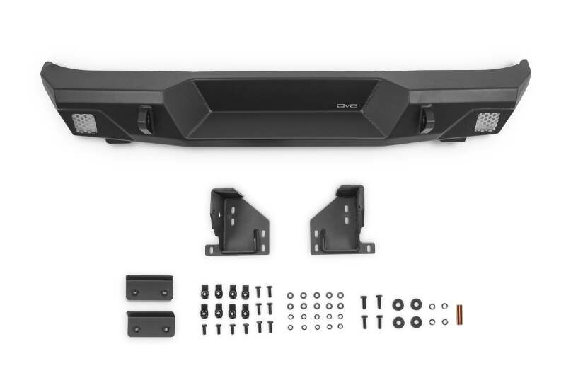 DV8 Offroad 07-18 Jeep Warngler JK Mid-Width Rear Bumper Bumpers - Steel DV8 Offroad