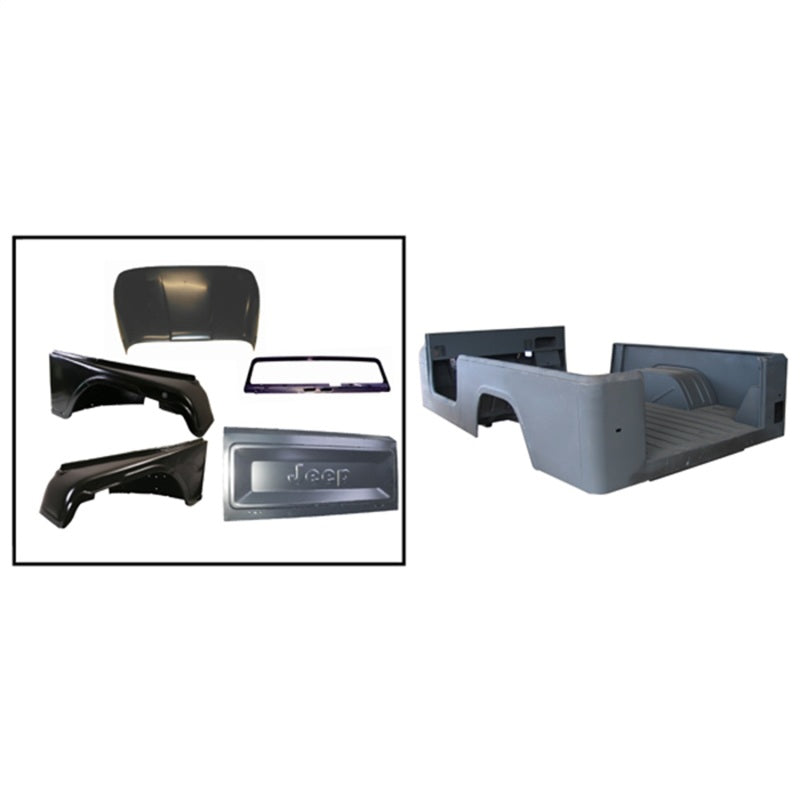 Omix Body Tub Logo 81-86 Jeep CJ-8 Other Body Components OMIX