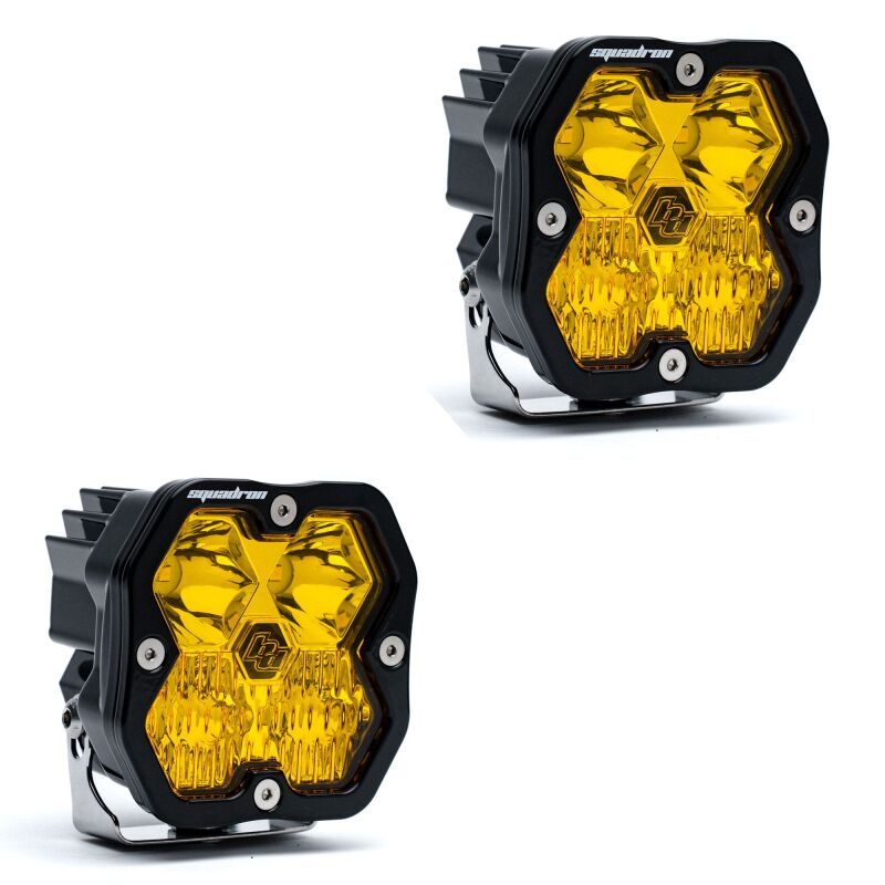 Baja Designs Squadron-R 2.0 Sport (Pair) LED Driving/Combo / No Harness - Baja Amber Light Bars & Cubes Baja Designs