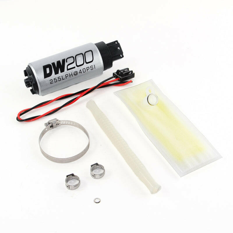 DeatschWerks 92-95 BMW E36 325i DW200 255 LPH In-Tank Fuel Pump w/ Install Kit Fuel Pumps DeatschWerks