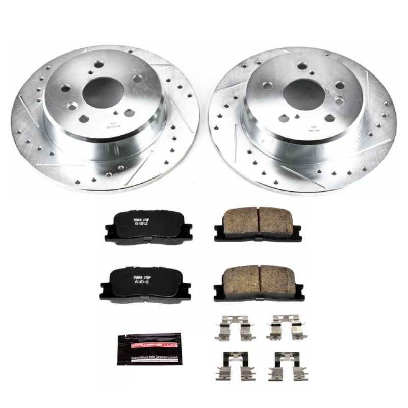 Power Stop 01-03 Toyota Highlander Rear Z23 Evolution Sport Brake Kit Brake Kits - Performance D&S PowerStop