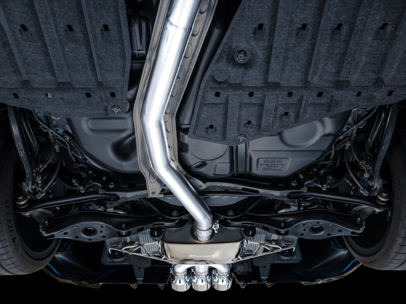 AWE Tuning 2023 Honda Civic Type R FL5 Touring Edition Exhaust w/ Triple Chrome Silver Tips Catback AWE Tuning