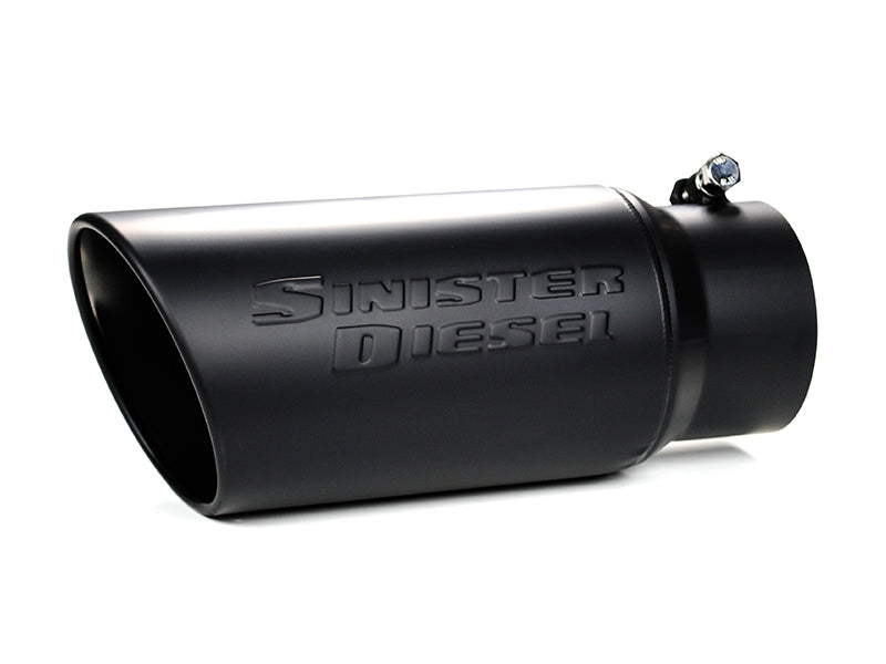 Sinister Diesel Universal Black Ceramic Coated Stainless Steel Exhaust Tip (4in to 5in) Tips Sinister Diesel