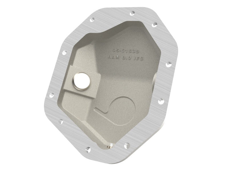 aFe 19-25 GM Trucks Front Diff Cover - Raw w/ Machined Fins Diff Covers aFe