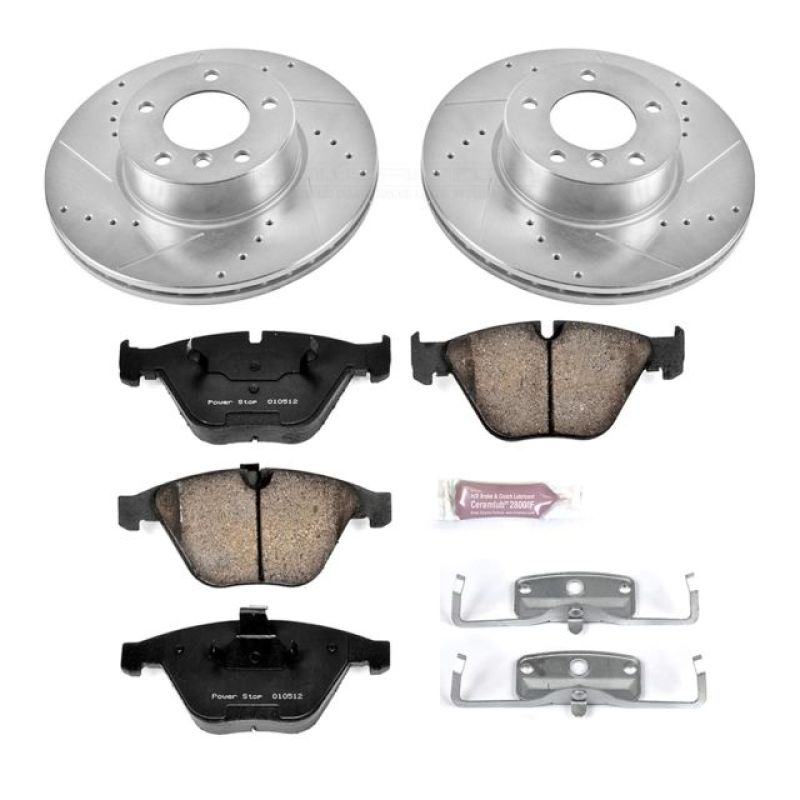 Power Stop 11-12 BMW 328i xDrive Front Z23 Evolution Sport Brake Kit Brake Kits - Performance D&S PowerStop