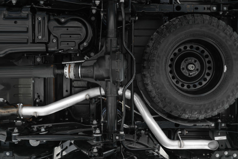 MBRP 2021+ JEEP Gladiator JT 3.0L EcoDiesel XP Series T304SS 3in Filter Back w/ Rear Turn Down DPF Back MBRP