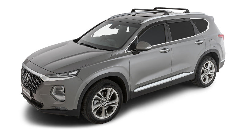 Rhino-Rack 19-22 Hyundai Santa Fe TM 5 Door SUV w/Flush Rails Vortex RVP 2 Bar Roof Rack - Black Roof Rack Rhino-Rack