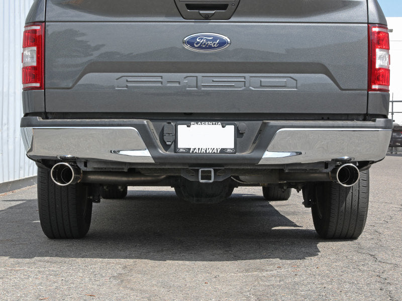 aFe Vulcan Series 3in 304SS Cat-Back w/ Polished Tips 15-20 Ford F-150 V6 2.7L/35L(tt) / V8 5.0L Catback aFe