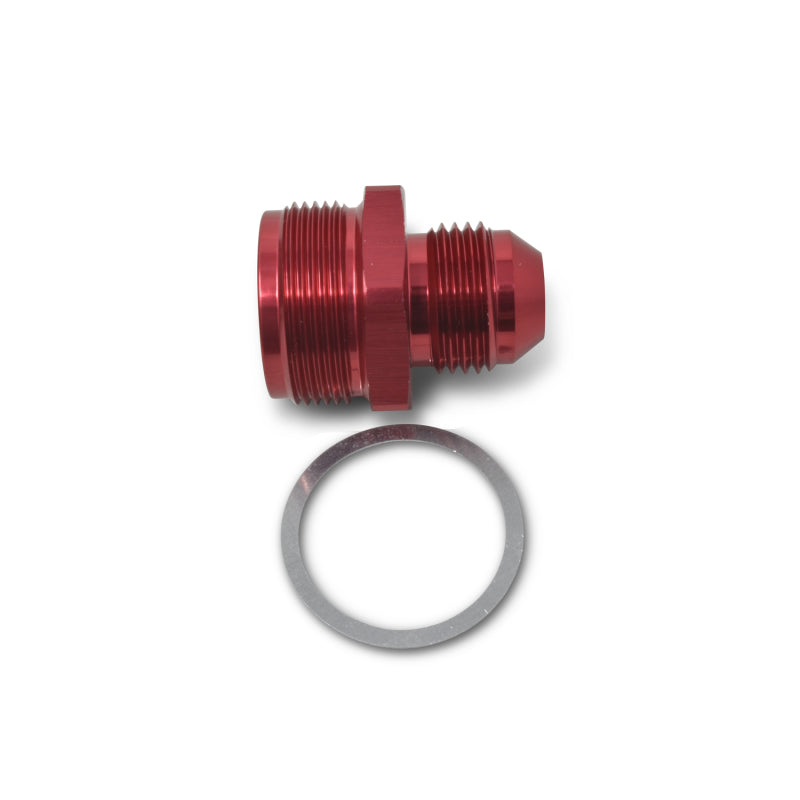 Russell Performance 1in-20 x 8 AN Male Flare Adapter (66-89 Edelbrock Q-Jets/75-89 Stock Q-Jets) Fittings Russell