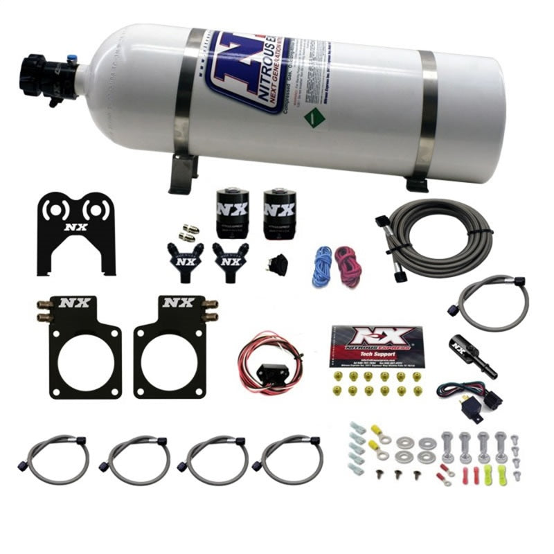Nitrous Express Nissan GT-R Nitrous Plate Kit (35-300HP) w/15lb Bottle Nitrous Systems Nitrous Express