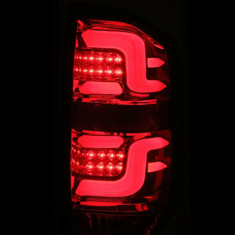 AlphaRex 14-20 Toyota Tundra PRO-Series LED Tail Lights Jet Black Tail Lights AlphaRex
