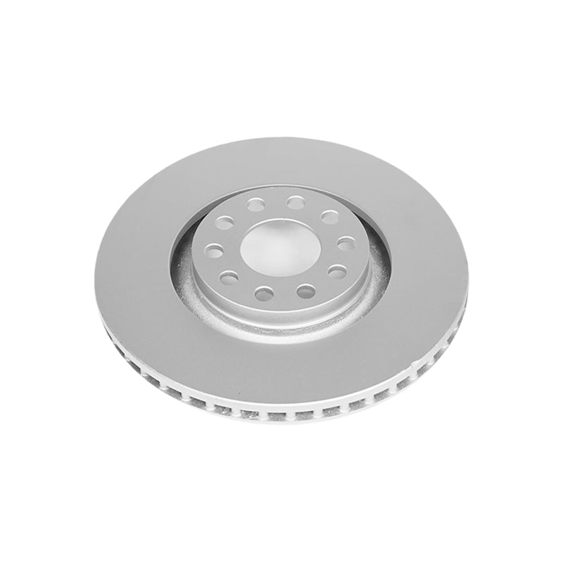 Power Stop 06-09 Audi A4 Front Evolution High Carbon Geomet Coated Rotor Brake Rotors - OE - Cryo PowerStop