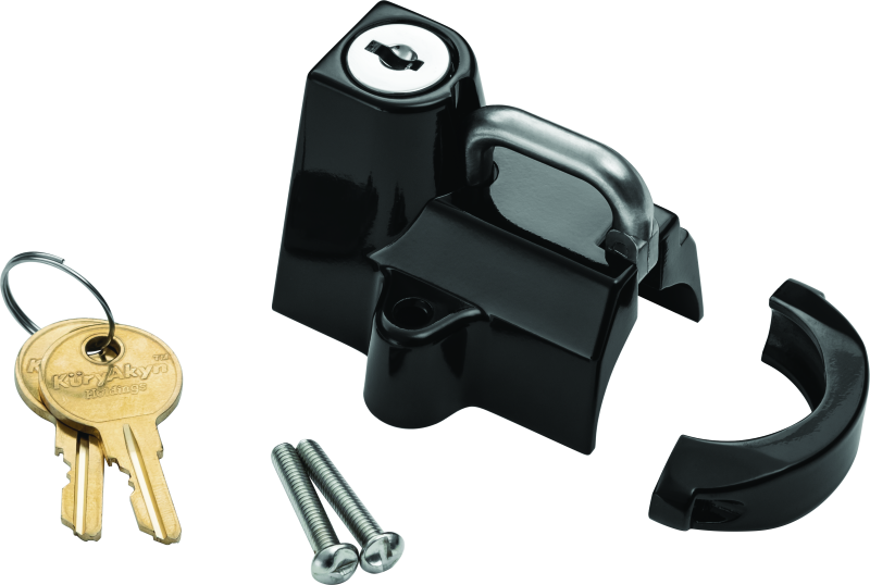 Kuryakyn Universal Helmet Lock 7/8-1-1/4 Black Helmets and Accessories Kuryakyn