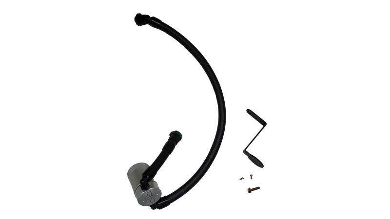 J&L 24+ Ford Mustang 5.0L (w/ Whipple Supercharger) Oil Separator - 3.0 CCV Side Clear Anodized Oil Separators J&L